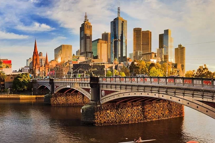 Melbourne weather by month