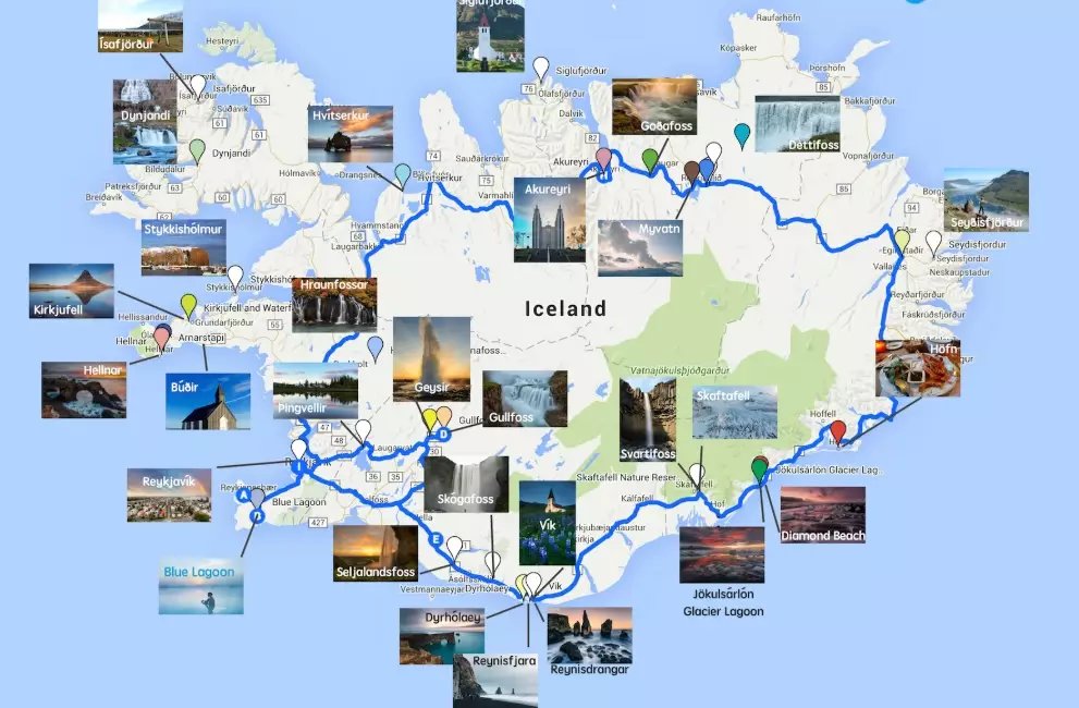 Iceland itinerary 7 days