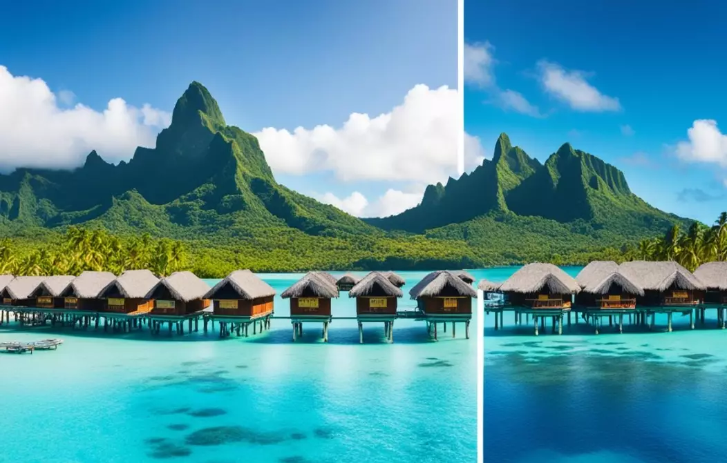 What is the average cost of a trip to Tahiti?